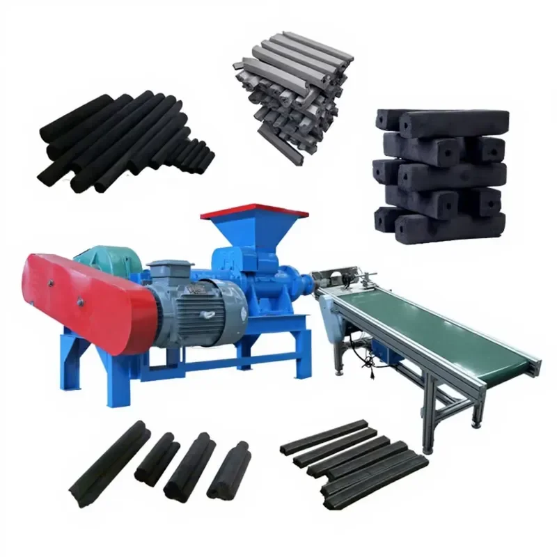 Fully Automatic Coffee Grounds Briquette Making Machine Motor High Energy-Saving Stick Shape 380V Household Use CHENG JINLAI