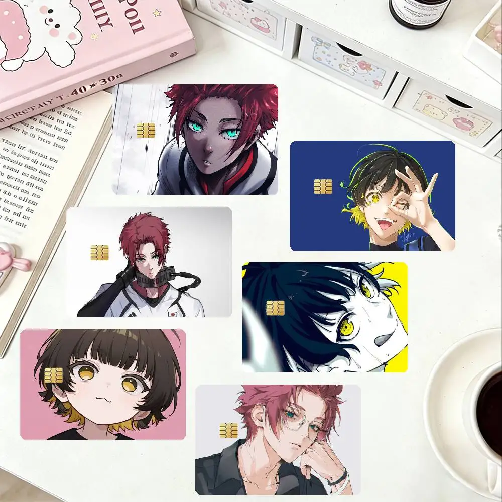 

B-Blue Lock-k HD Waterproof Card Skins Protective Stickers for Credit Bank Game Cards