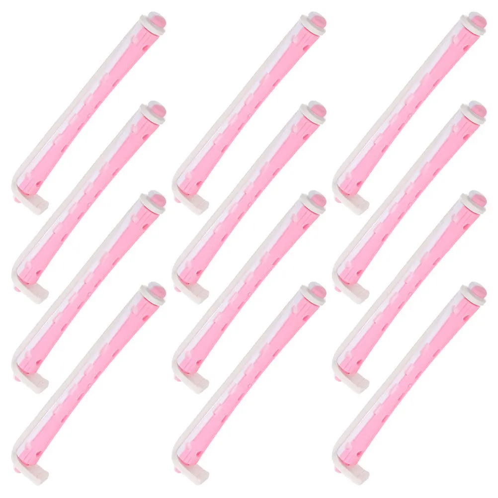 

24Pcs Hair Curlers Kit Strong Hold Perm Rods for Wavy Hairstyles Wet Wrap Method Smooth Finish Ideal for Daily Use