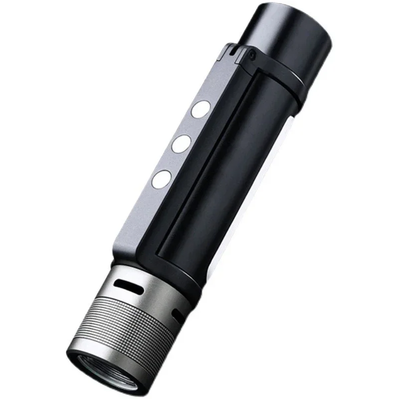 Outdoor 6 in 1 LED Flashlight Ultra Bright Torch Waterproof Camping Night Light Zoomable Portable Emergency