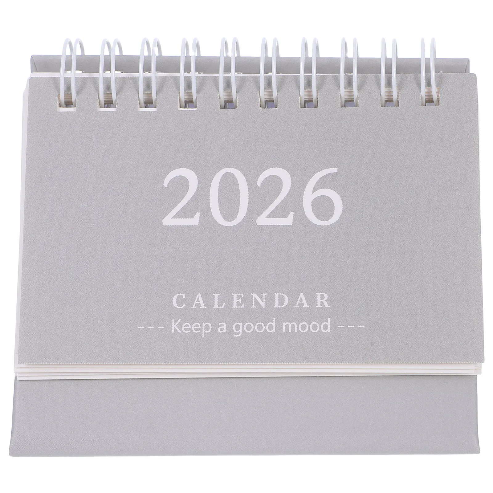 

Mini 2026 Desk Calendar Compact Foldable Standing Flip Small Desktop Calendar Monthly Planner Office Use Desk Planner