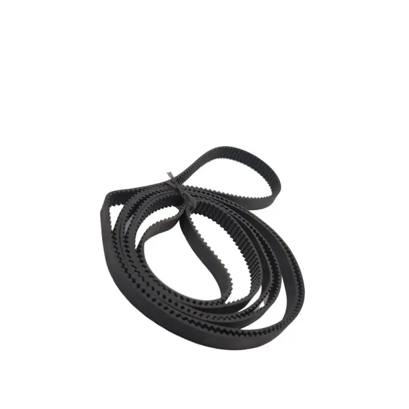 S2M 424 Synchronous Belt S2M-8 Closed-loop Rubber Timing Belts Width 10mm 15mm 18mm STD Black Timing Belt Length 424mm