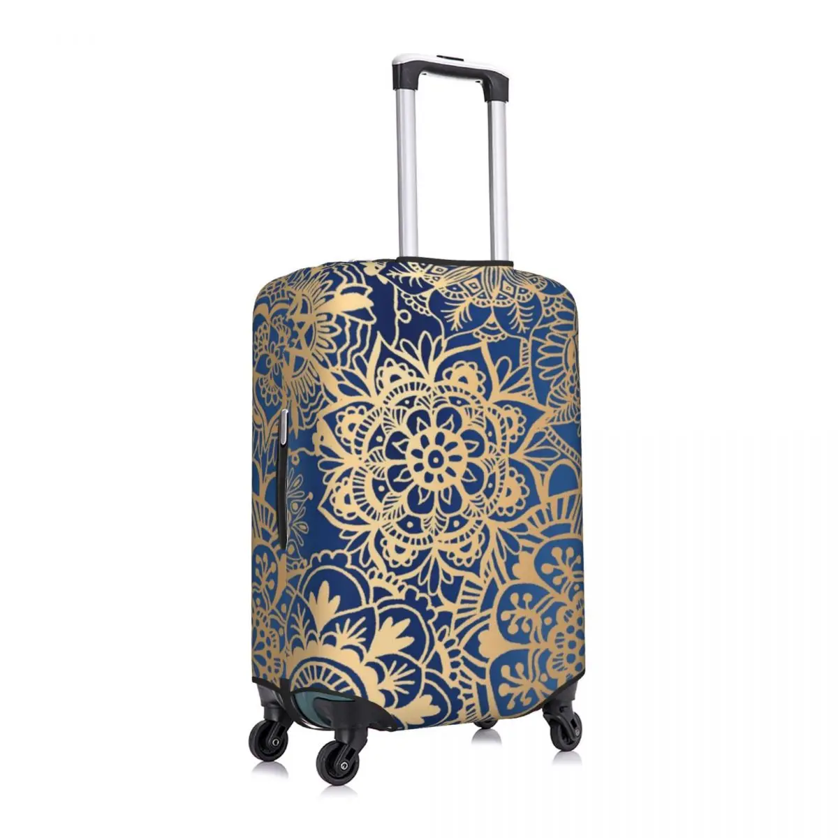 Mandala Suitcase Cover Floral Mystery Cruise Trip Flight Fun Luggage Supplies Protection