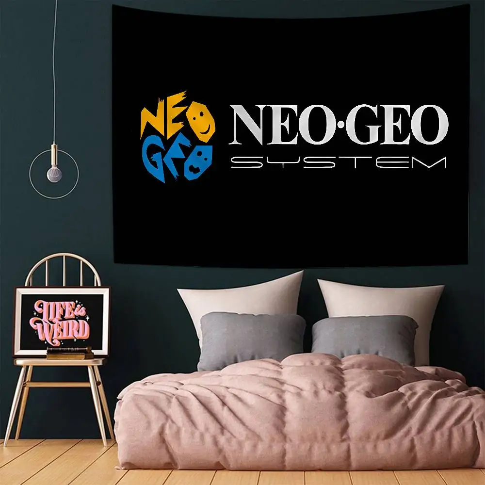 S-SNK N-Neogeo Neo Geo Bedruckter großer Wandteppich Wandbehang Dekoration Haushaltsdekor Decke
