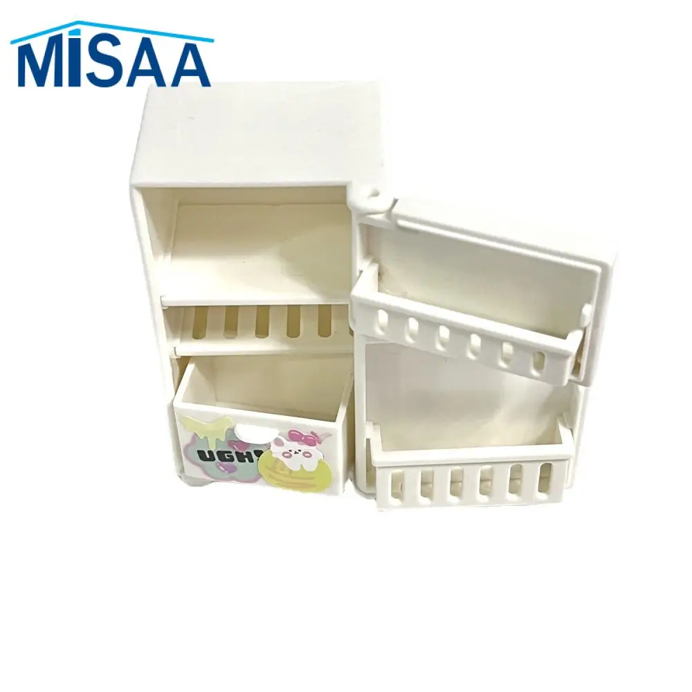 Mini Trolley Storage Boxes Transparent Visual Design Lovely Small Simulation For Collecting Rings Necklace Dollhouse Decor Mini