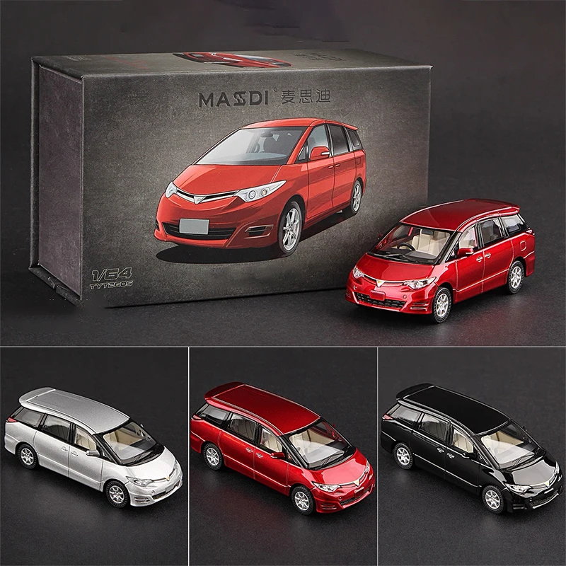 

2025 New Maisdi 1:64 The Scale MPV Alloy Simulation Car Model Collection Ornament A Gift for A Child