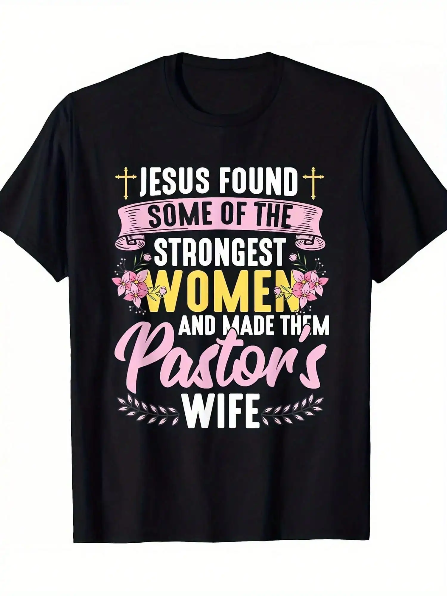 Best Pastor Wife ขอบคุณโบสถ์คริสเตียน Pastor Wife ของขวัญเสื้อยืด -180g-100% Cotton เสื้อยืด