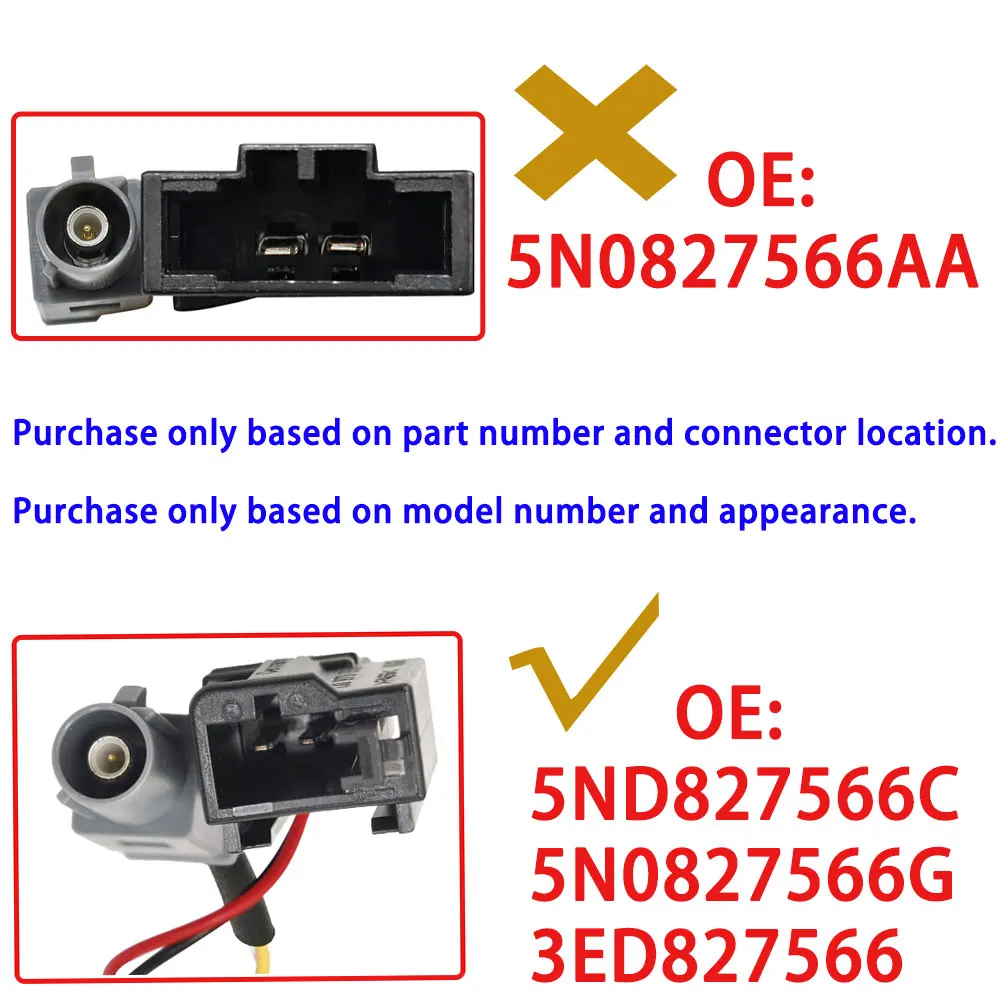 5ND827566C 5ND827566 5N0827566G 3ED827566 Rear View Assist Parking