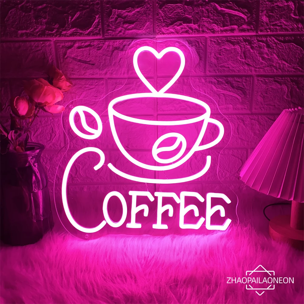 Coffee Bar Neon Led Sign Cafe Spiżarnia Neon Lights USB Coffee Shop Room Decor Signs For Spiżarnia Cafe Bar Decoration Neon Lamps