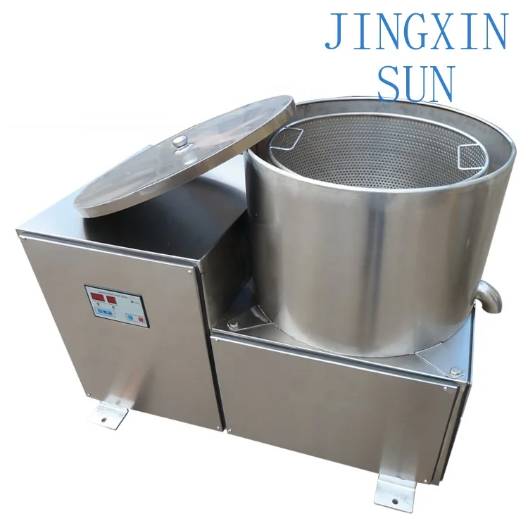 Centrifugal Dehydrator for Snack Food Fried Peanut Chin Chin Deoil Machine for Fruit Vegetable Processing Food Drying