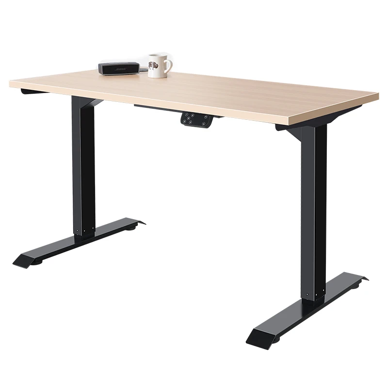 Electric Stand Up Desk Lifting Frame Height Adjustable Electric Lifting Table Intelligent with Drawer and Memory Smart Keyboard