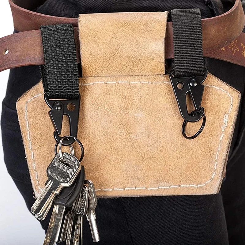 Porta llaves táctico Hawk Bill Belt de 1-3 piezas |   Mosquetón de Alta Resistencia con Bloqueo |   Accesorio para Mochila para Senderismo, Escalada y Actividades al Aire Libre