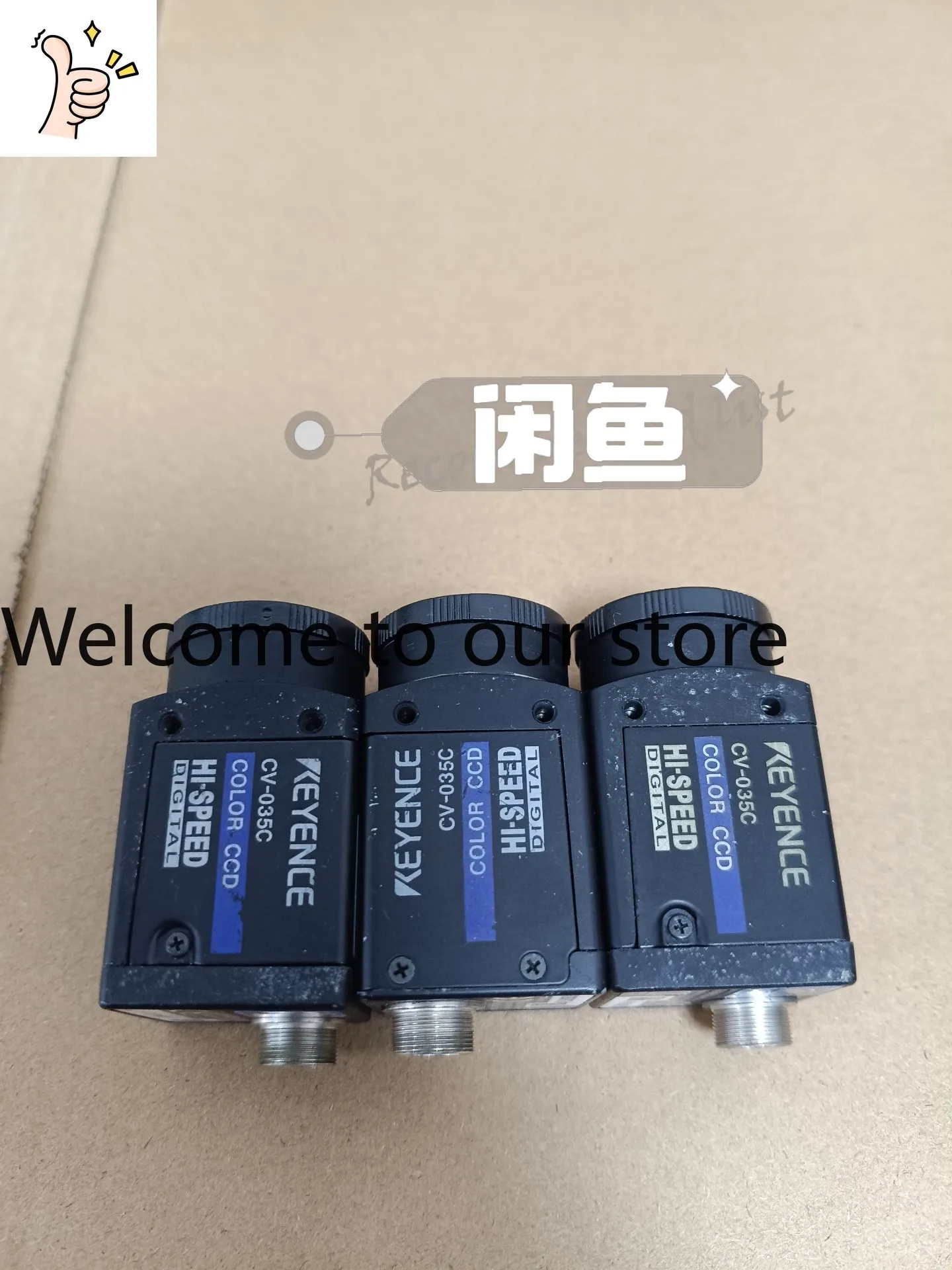 KEYENCE CV-035C industrial camera is of average quality