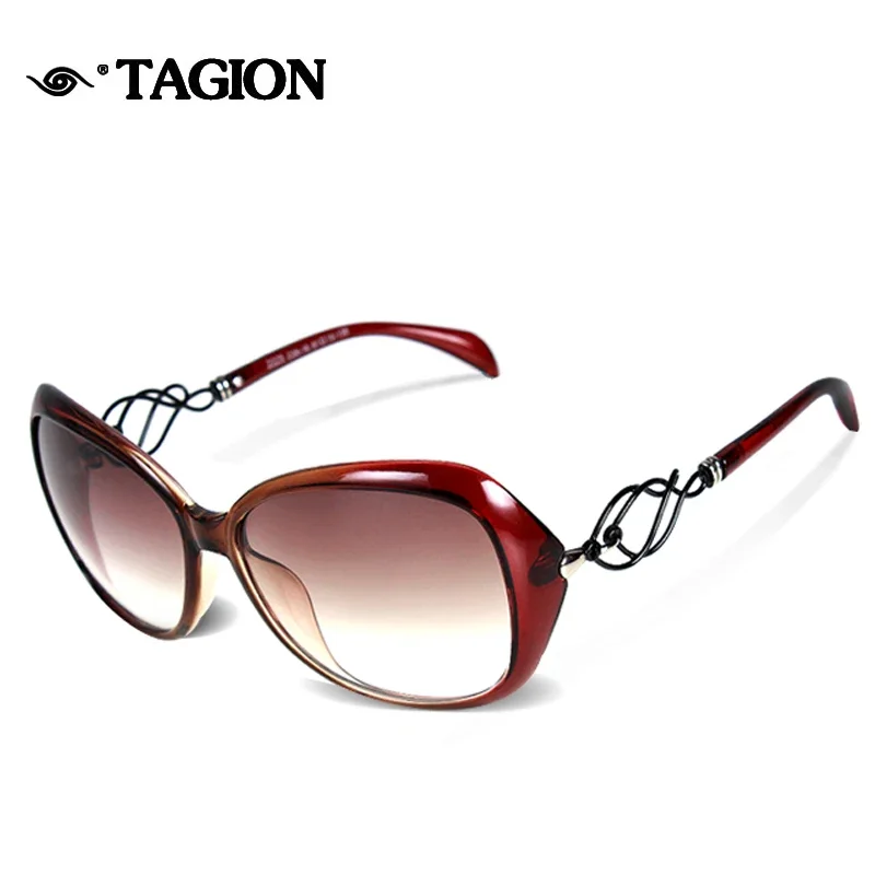 TAGION Elegant Female Sunglasses Women Plastic Butterfly Sun Glasses Traveling Eyewear Driving Goggles Oculos De Sol Feminino