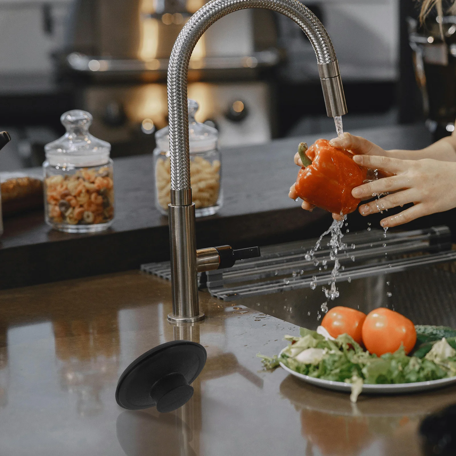 

Kitchen Sink Plug Plastic Stopper Bathroom Washbasin Drain Cover Drainage Sink Plug Washbasin Stopper