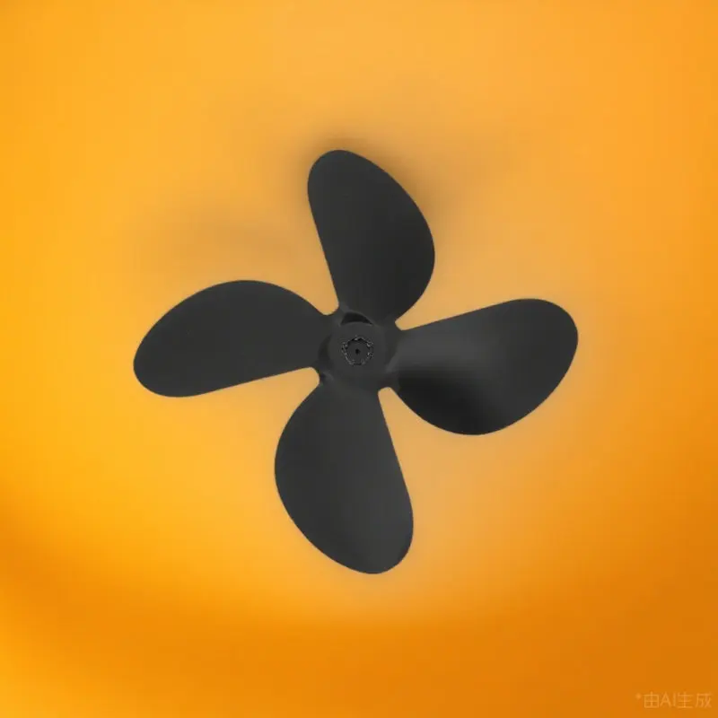 

Комплект из 1 вентилятора для камина: лопасти из алюминиевого сплава, аксессуары для тепловентилятора, бесшумный, мощный металлический пропеллер для циркуляции теплого воздуха