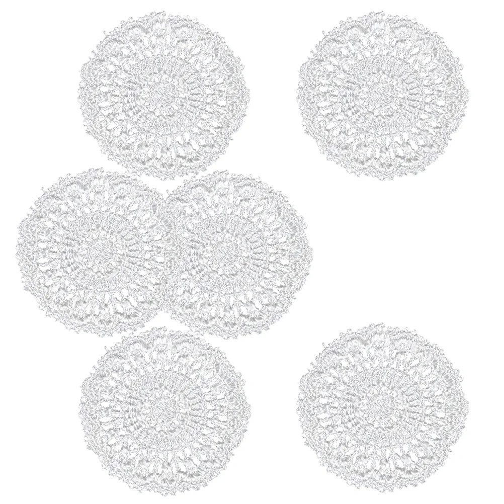 Dollhouse Table Mat Miniature Decor Fake Lace For Decoration Accessories Supplies Supply Round Tablecloth