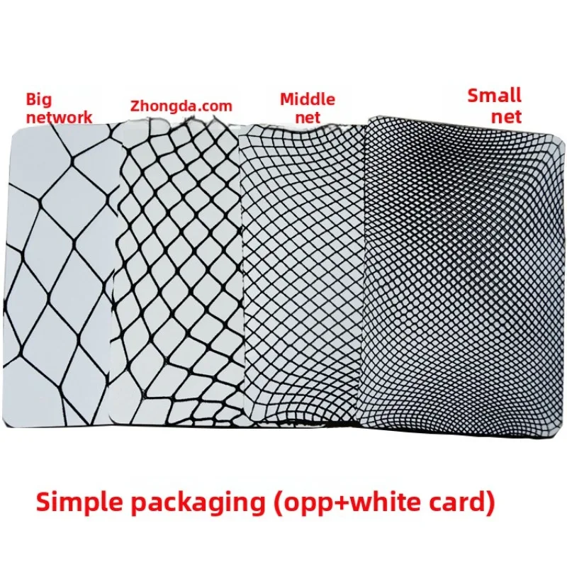 Chaussettes en plastique pour femmes, collants en filet de cryptage des orteils, chaussettes de marée de célébrités d'internet, petit filet moyen surélastique grand