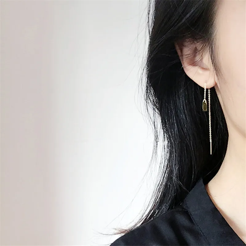 S925 Sterling Silver Plated 14K Gold Olive Green Zircon Ear Wires for Women Retro Elegant Simple Versatile Earrings