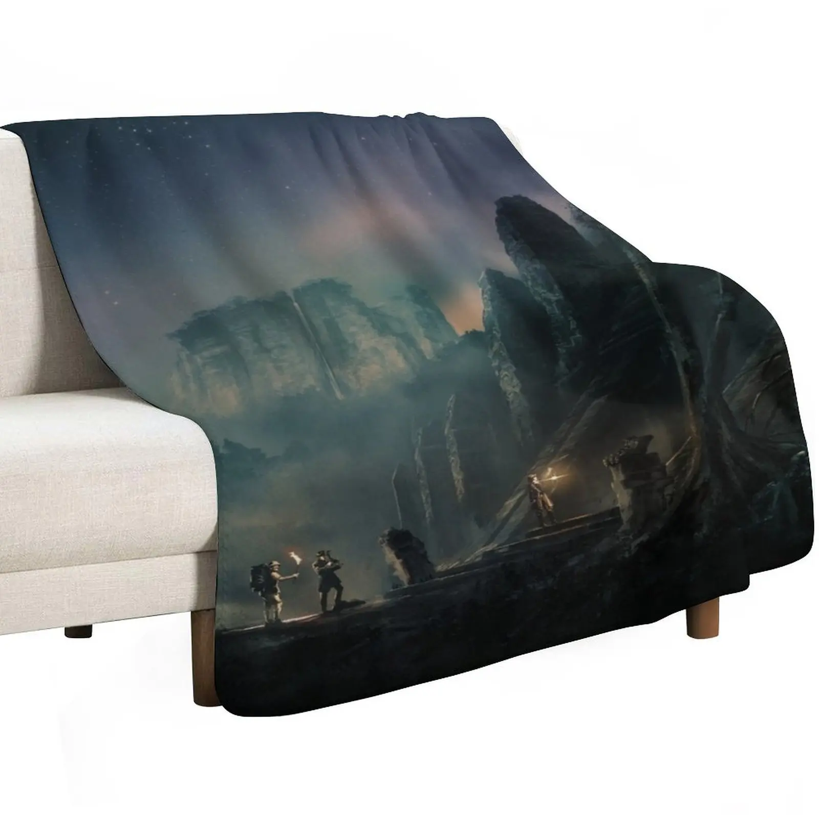 Call of Cthulhu Keeper Screen Image Right (2/2) Throw Blanket Cute Plaid Travel Cute valentine gift ideas Blankets