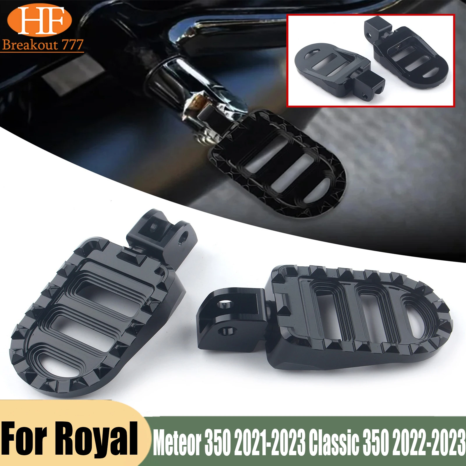 for-royal-meteor-350-2021-2023-classic-350-2022-2023-motorcycle-front-footpegs-plate-foot-pegs