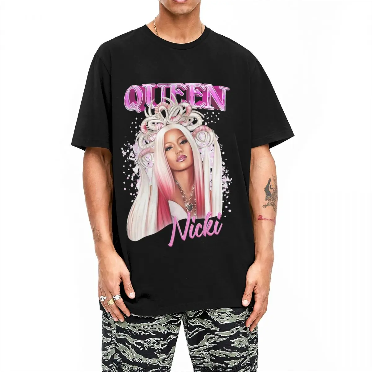 Haikyuu T Shirt Nicki Minaj Cotton T Shirts in Gag City Hip Hop Tshirt for Couple Summer Y2K Classic Casual Short Sleeve Top Tee