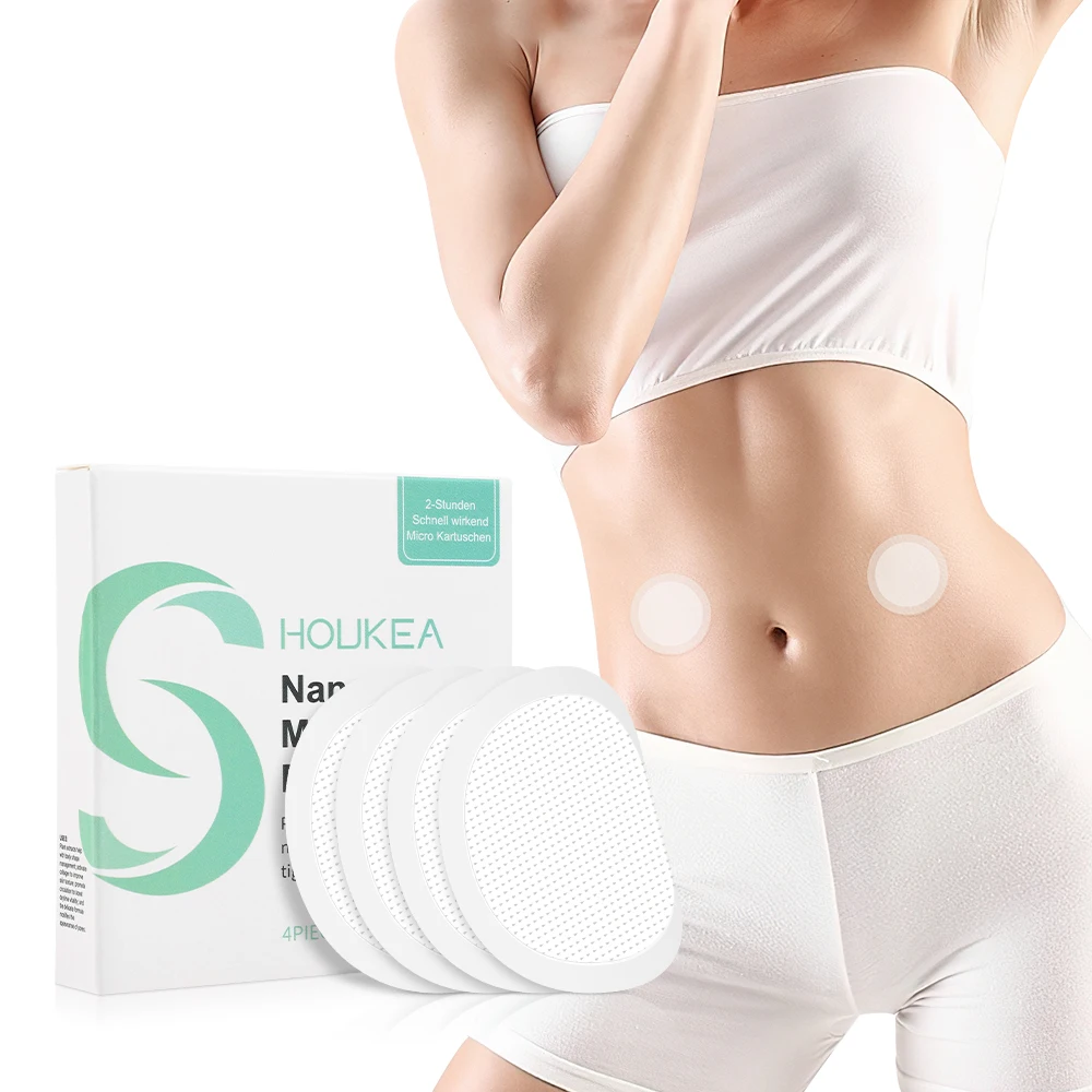 

4PCS/Box Nano Micro Needle Plaster Slimming Patches Firming Skin Improve Sagging Fat Burn Belly Slim Patch Sticker For Women Men