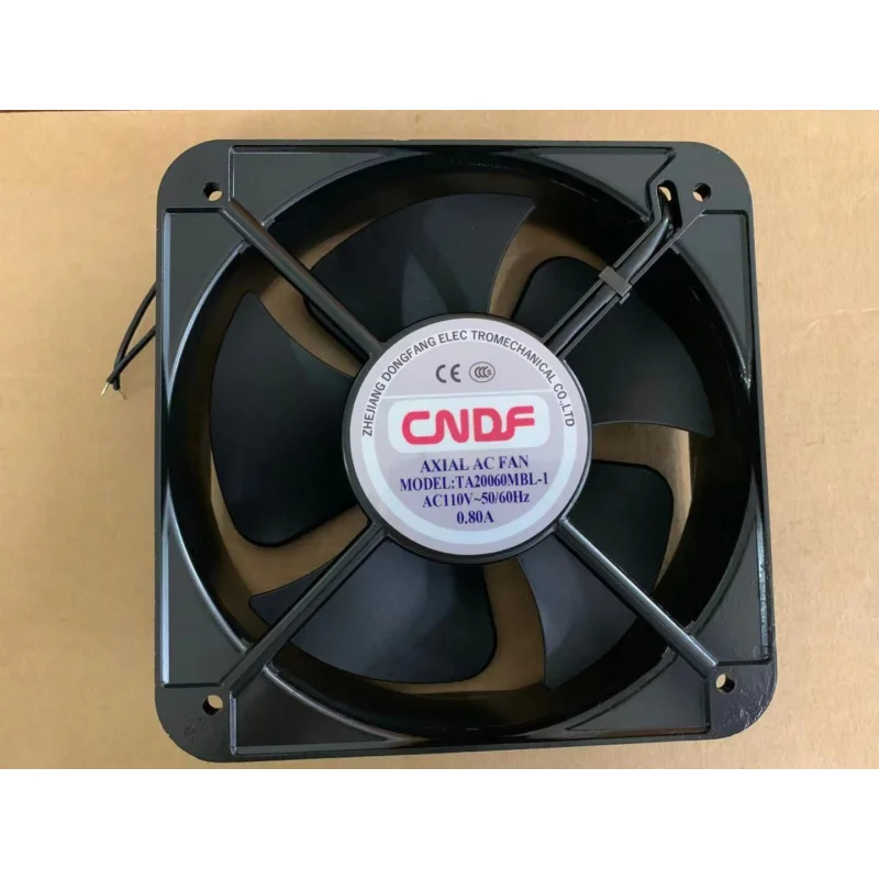 

1 PCS FOR CNDF Fan TA20060MBL-1 AC 110V 0.28A 20060 20CM 2 Wire