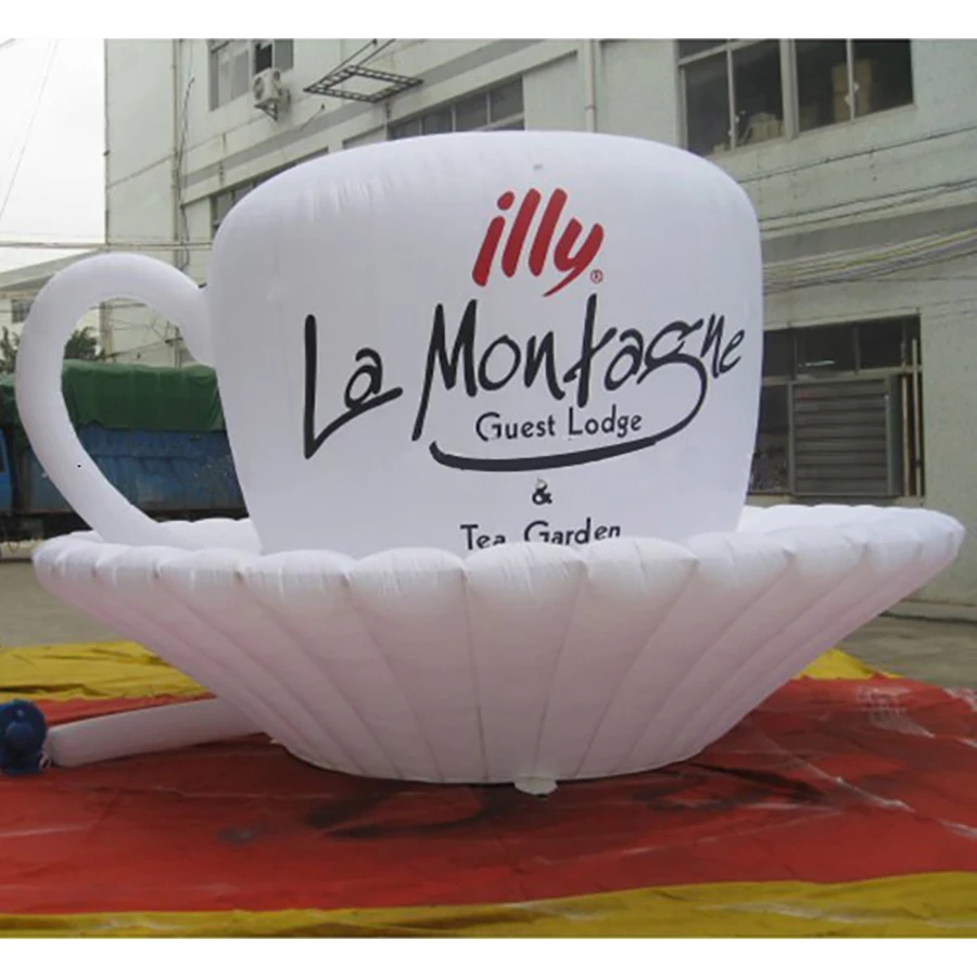 

2.5 m H Inflatable Tea Cup Balloon, Giant Advertising, Custom, Hot Sale