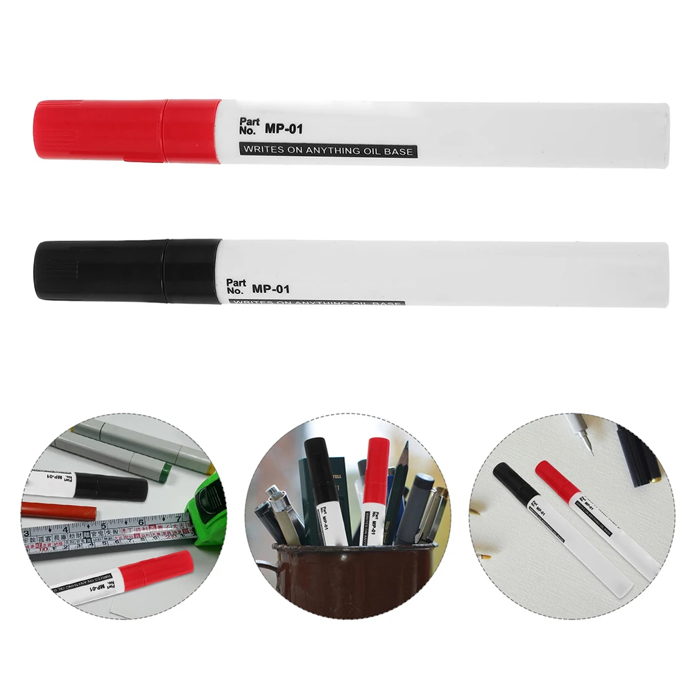 

3 Pcs Waterproof Paint Pen Industrial Marking Pens Soft Monument Marker Writing Pp Graffiti Markers