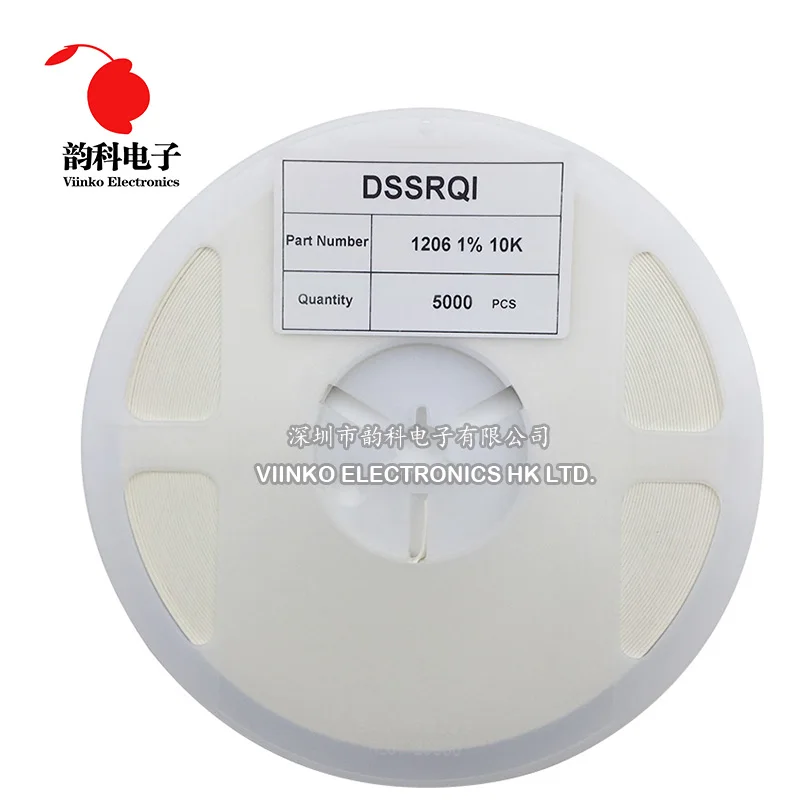 5000szt 1% 1206 SMD rezystor 0R ~ 10M 1/4W 0 0.1 1 10 100 150 220 330 ohm 1K 2.2K 4.7K 10K 100K 1R 10R 100R 150R 220R 330R 1M