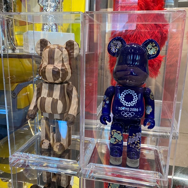28cm Bearbrick 400 Statue Figur Lagerung Fall Display Fall DIY 