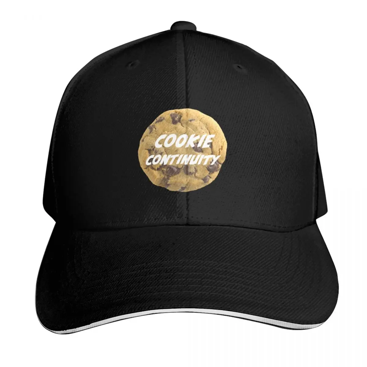 Cookie continuity Baseball Cap Strapback Dad Hat Six Panel Structured Crown Sun Protection UPF 50+