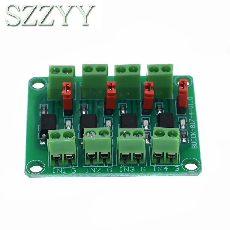 PC817 4 قناة Optocoupler عزل مجلس محول جهد كهربي محول وحدة 3.6-30 فولت سائق الكهروضوئية معزولة وحدة الكمبيوتر 817