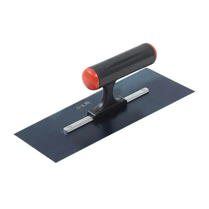 Nail-free manganese steel trowel, blue steel putty knife for polishing walls, applying putty and plastering, 25-8.7-10 cm