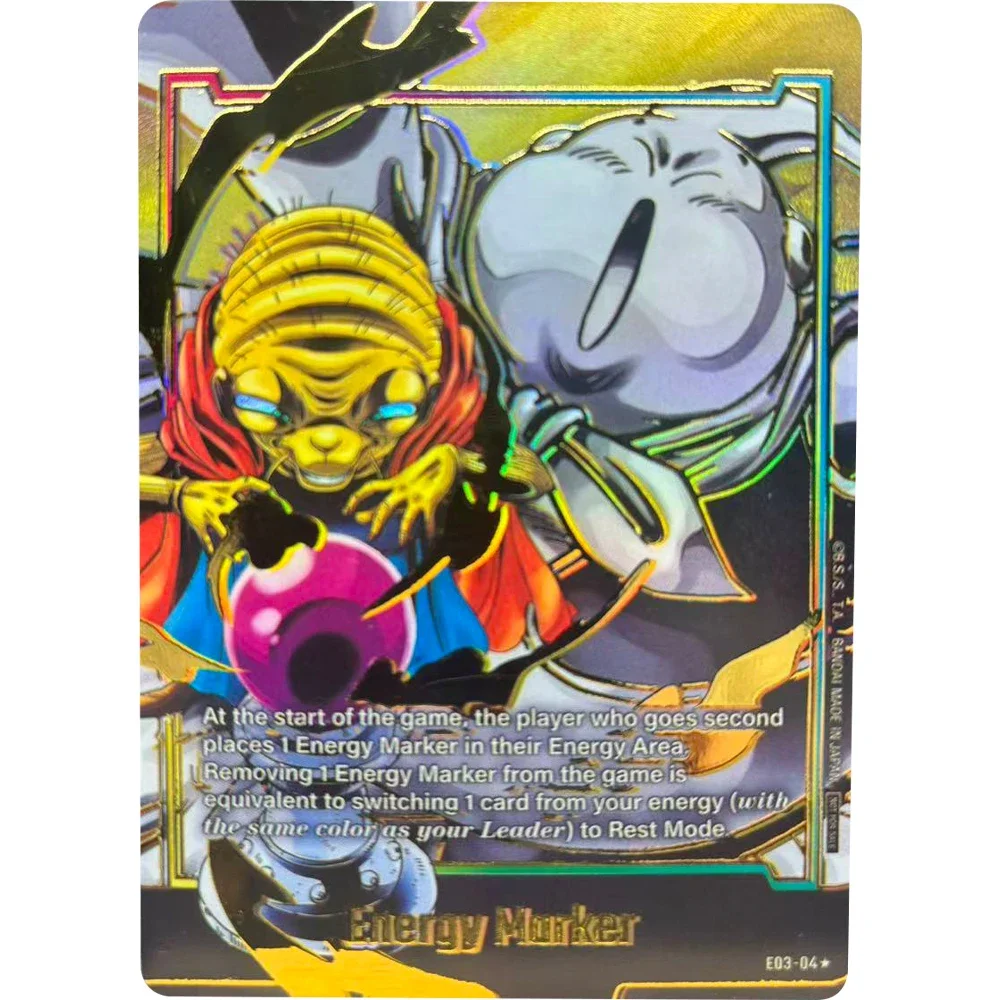 Karty kolekcjonerskie Dragon Ball DIY z hot stampingiem, Son Goku, Vegeta, karty z energią, karty do samodzielnego tworzenia, karty anime, zabawka na prezent