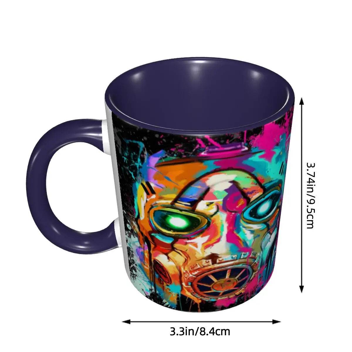 B-Borderlands Shooting Game Gaming Mug Funny Ceramic Coffee Cups Tea Mugs Milk Cup Drinkware Gifts for Woman Man