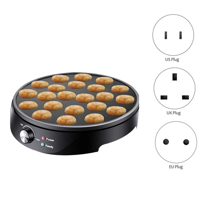 

22 Holes Panini Household Takoyaki Machine Electric Takoyaki Maker Octopus Balls Grill Pan Breakfast Machine