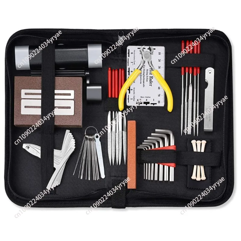 Guitar Kit, Maintenance Tools 45 Pieces Chord Distance Measuring Ruler File, Guitar Accessories