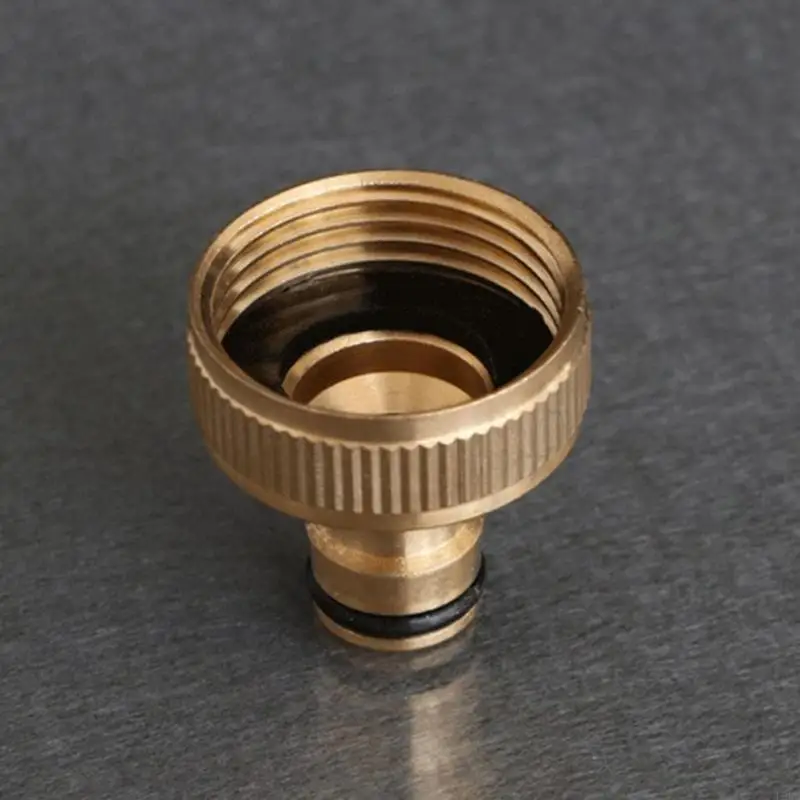 L9BE Nozzle Connector Car Wash Water Guns 1 Inch Garden Hose Brass Connector Garden Hose Pressure Washer Machine