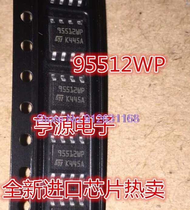 (10PCS/LOT) M95512-WMN6TP 95512WP  95512RP SOP-8