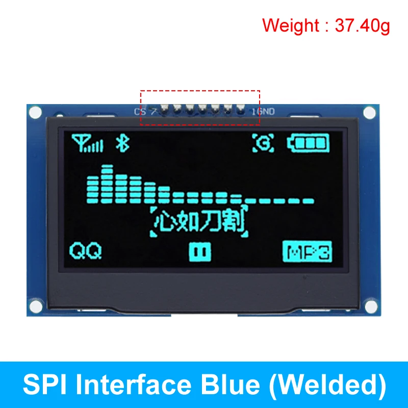P040 WiFiスロットル 2.42インチ 128x64 OLED 仕様 TZT 2.4 