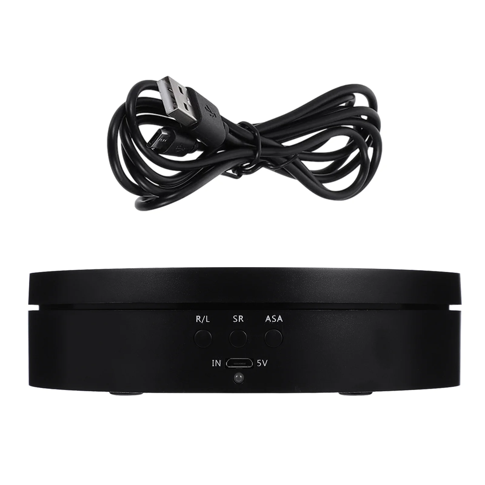 1Pcs 360 Degree Chargeable Automatic Rotating Display Stand Powerful Small Stable Jewelry Display Holder for Product