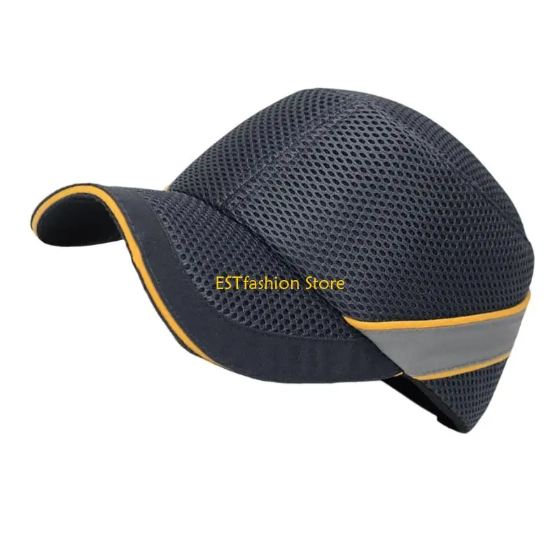 

Y5GC Вентилируемая бейсболка Стильная шляпа с капюшоном Защитный шлем Шляпа для работников на открытом воздухе