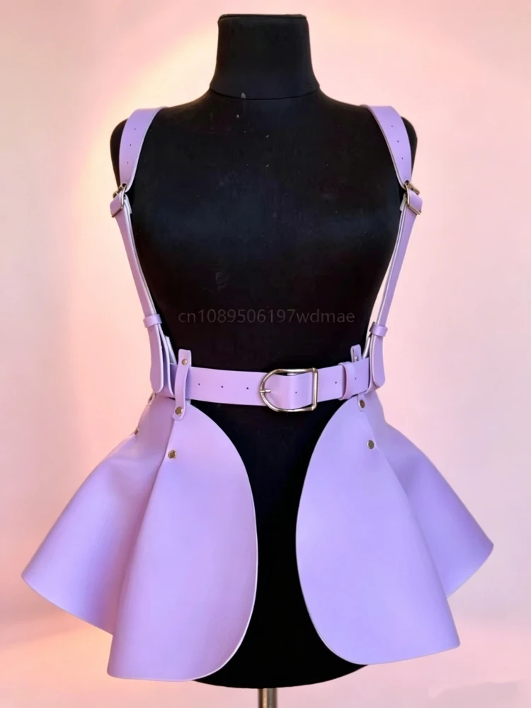 

OA Women's Fashion Sexy Purple Vest Belt Outer Sling Waistband Apron Belt Decoration Nightclub Stage Performance Costume 2026