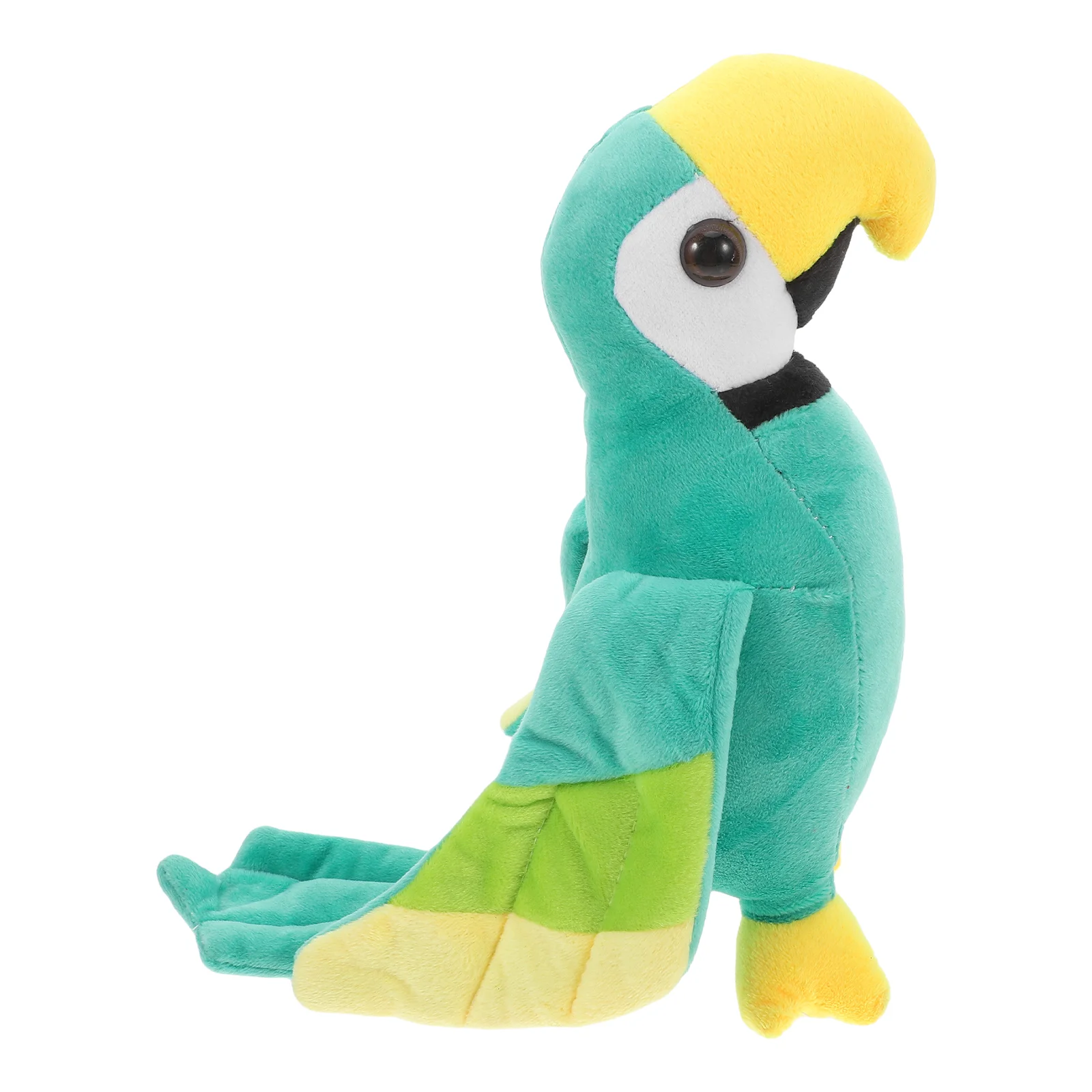 Juguete de peluche de simulación para niños y niñas, loro de peluche, pájaro Adorable, suministro decorativo para fiesta, 1 ud.