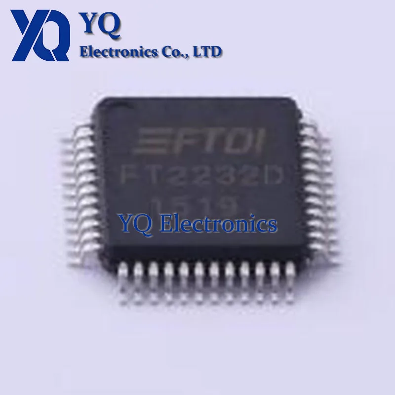1PCS/lot New OriginaI FT2232D-REEL LQFP48 package UART/FIFO USB to serial port control chip