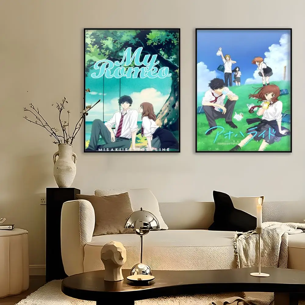 Anime Romance Ao Haru Ride Poster Modern Minimalism Aesthetic Art Prints Bedroom Kitchen Home Decor Art Poster Gifts