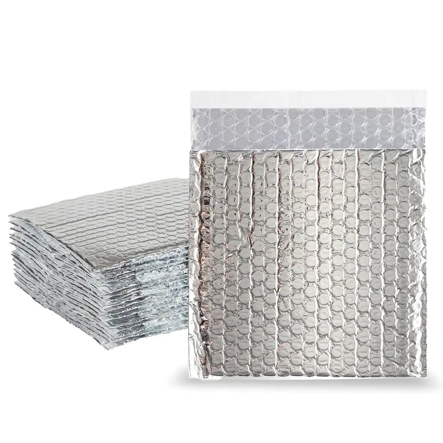 

Термоизолированные почтовые пакеты с пузырчатой пленкой 6 x 6.5, 25 шт., теплозащитные и легкие, для защиты термочувствительных товаров.