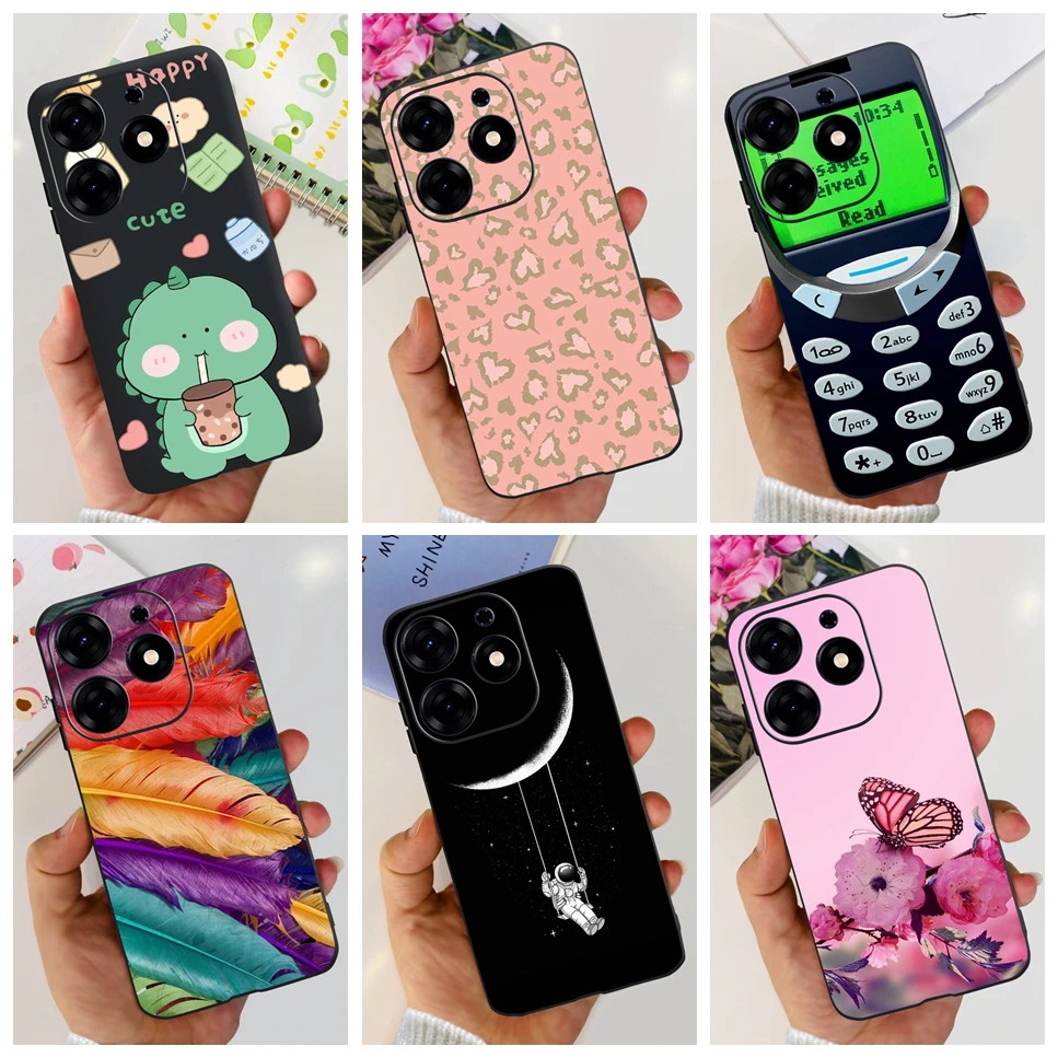 For Tecno Spark 10 Pro Case Clear Cartoon TPU Silicone Shockproof Back Cover For Tecno Spark10 Pro Spark 10 Pro 10Pro Phone Case